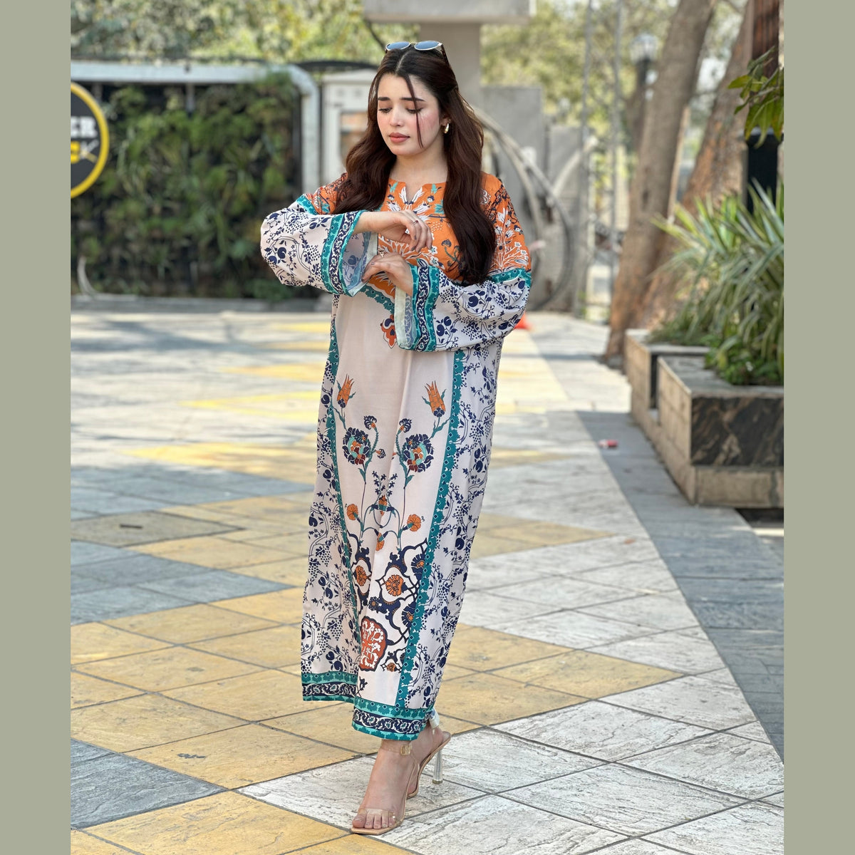 Amber kaftaan-2pc